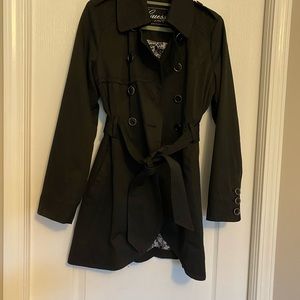 Black trench coat
